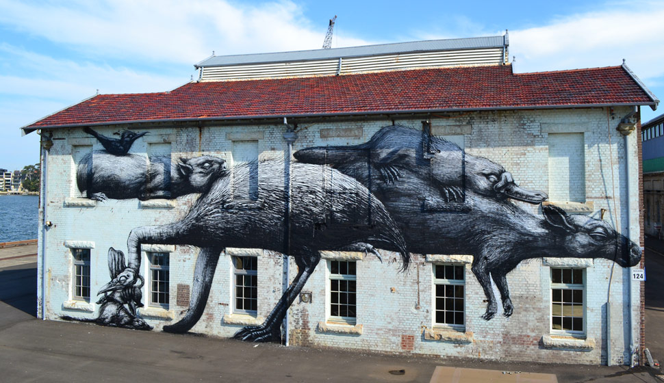 roa | cockatoo-island | australia