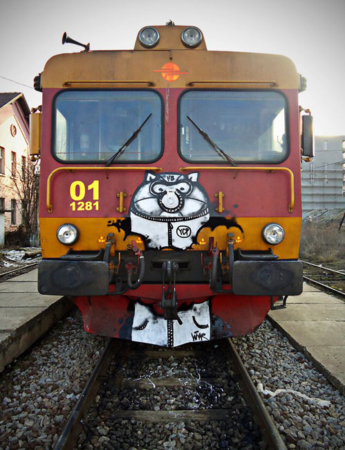 lunar | train | pristina | kosovo | balkans