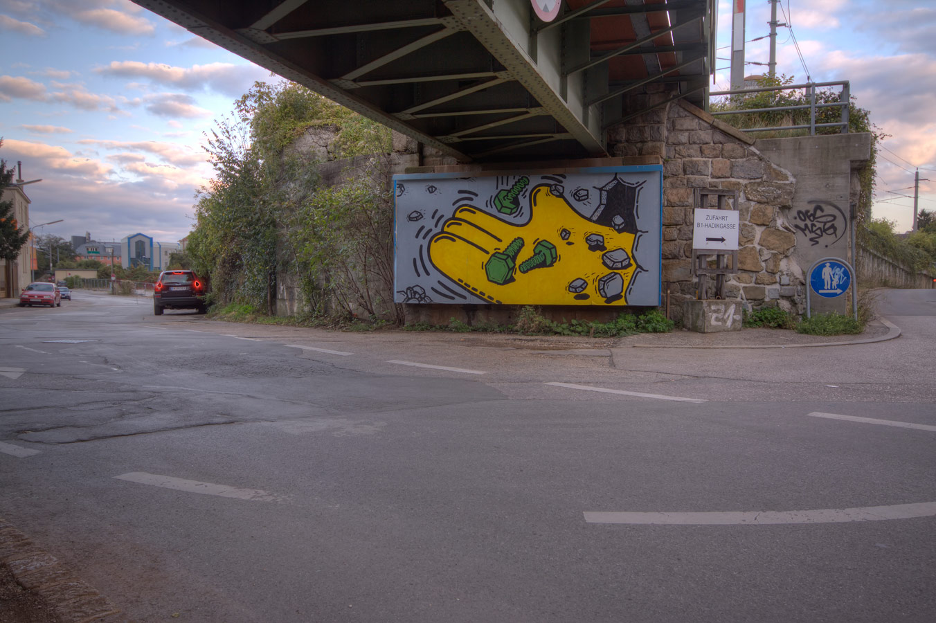 kryot | yellow | billboard | wien | austria | europe