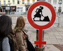 ladamenrouge | roadsign | stetienne | france (21 votes)