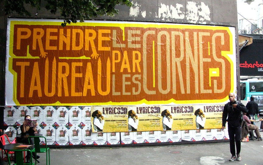 above | text-message | billboard | lemur | paris