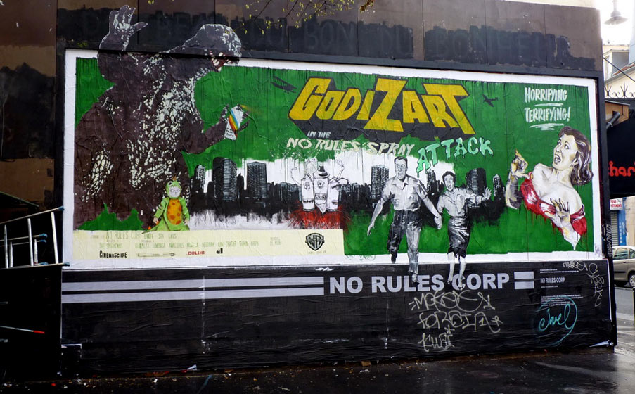 no-rules-corp | lemur | billboard | paris