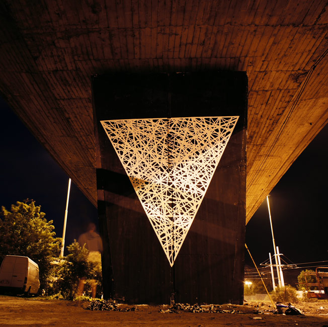 seikon | geometry | bridge | night | poland