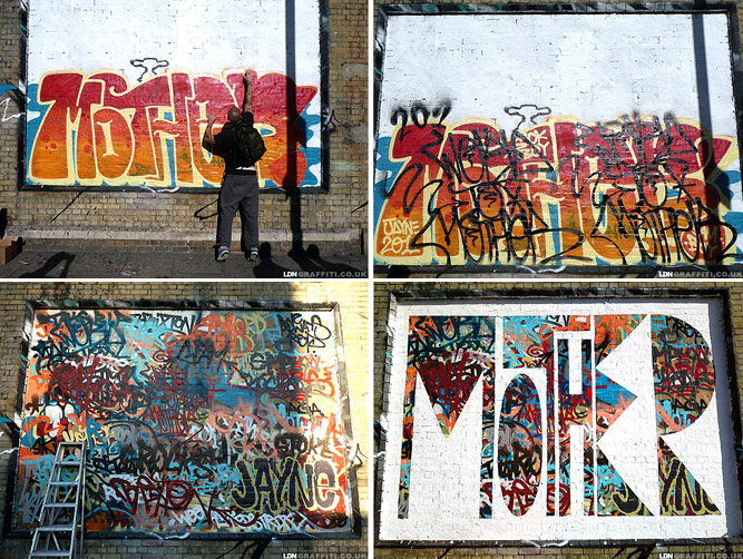 word-to-mother | process | billboard | london | ukingdom