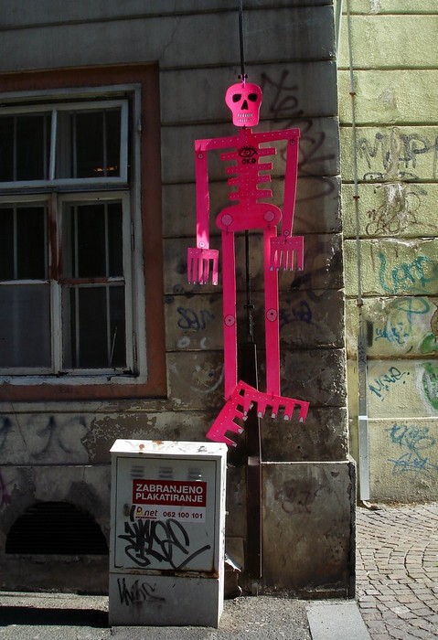 oko | pink | skeleton | 3-d | zagreb | balkans