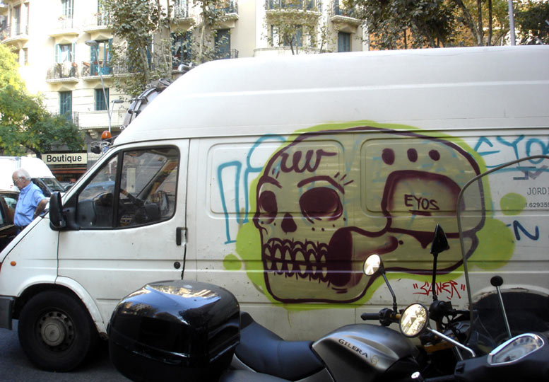 saner | truck | skull | eyos-crew | barcelona