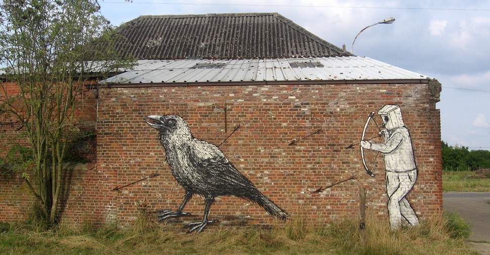 roa | 0331c | bird | doel | belgium
