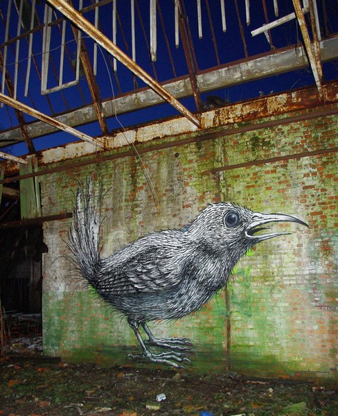 roa | bird | gent | belgium