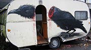 roa | bird | caravan | trailer | belgium (34 votes)