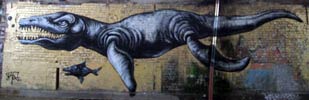 roa | dinosaur | belgium (22 votes)