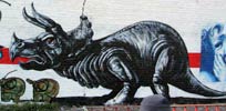 roa | dinosaur | belgium (20 votes)