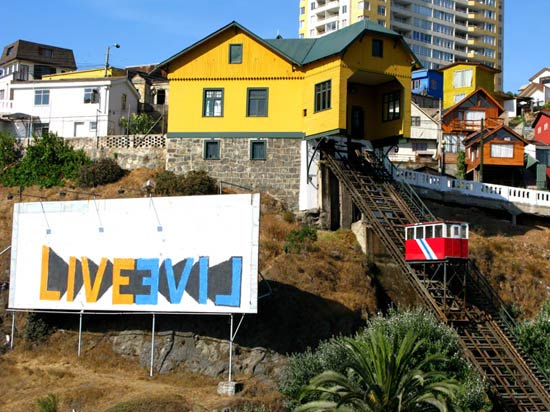 above | valparaiso | billboard | chile
