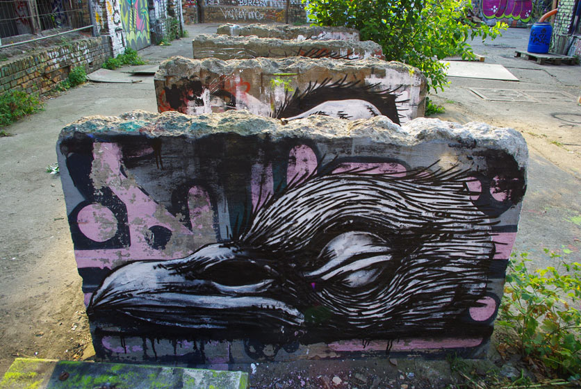 roa | bird | berlin | germany