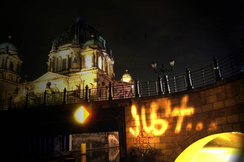 just | light | night | berlin | germany