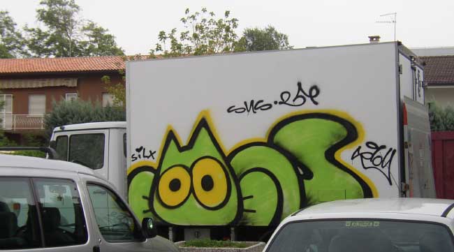 sqon | sns | truck | italy | cat | green