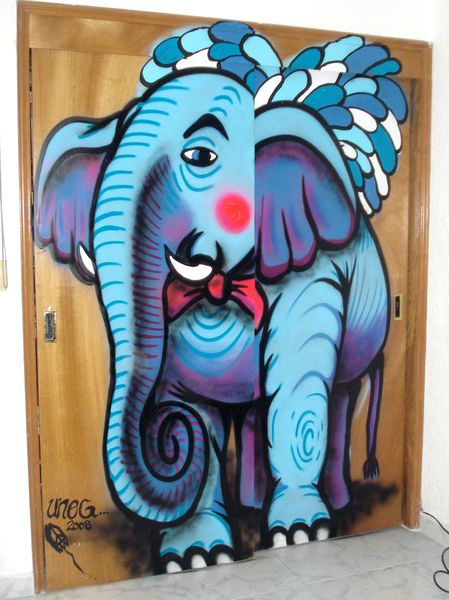 uneg | blue | elephant | mexico