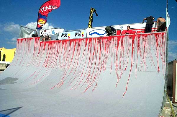 zevs | skate | red | drips | montpellier
