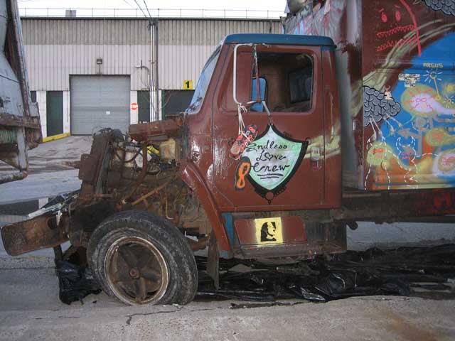 elc | brown | truck | nyc