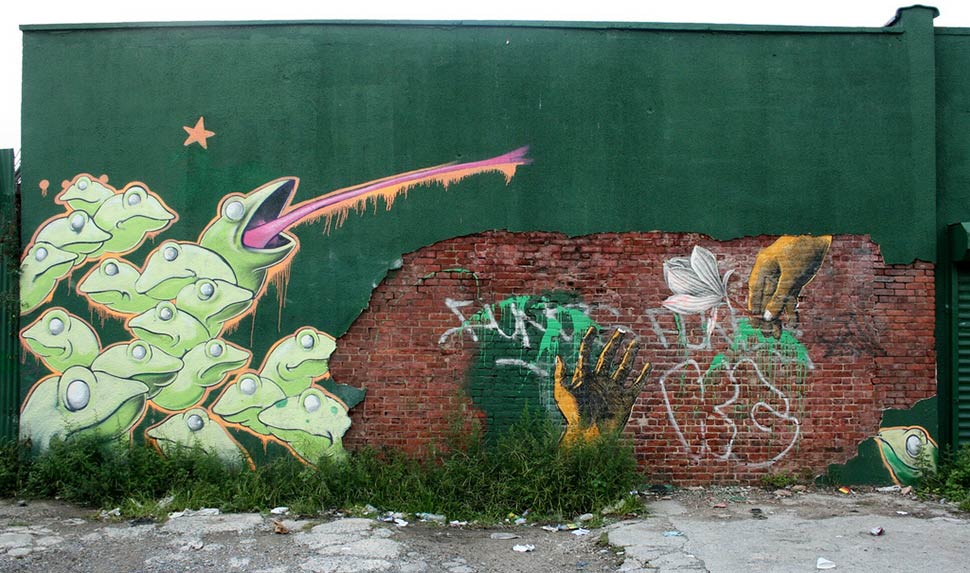 frogs | judith | supine | green | nyc