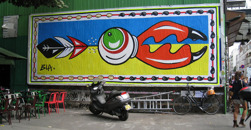 bla | billboard | lemur | paris