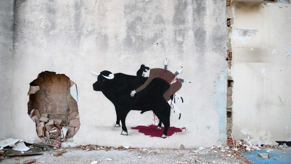 escif | toro | valencia | spain