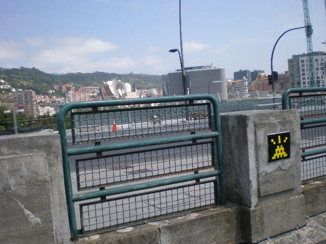 spaceinvader | bilbao | spain