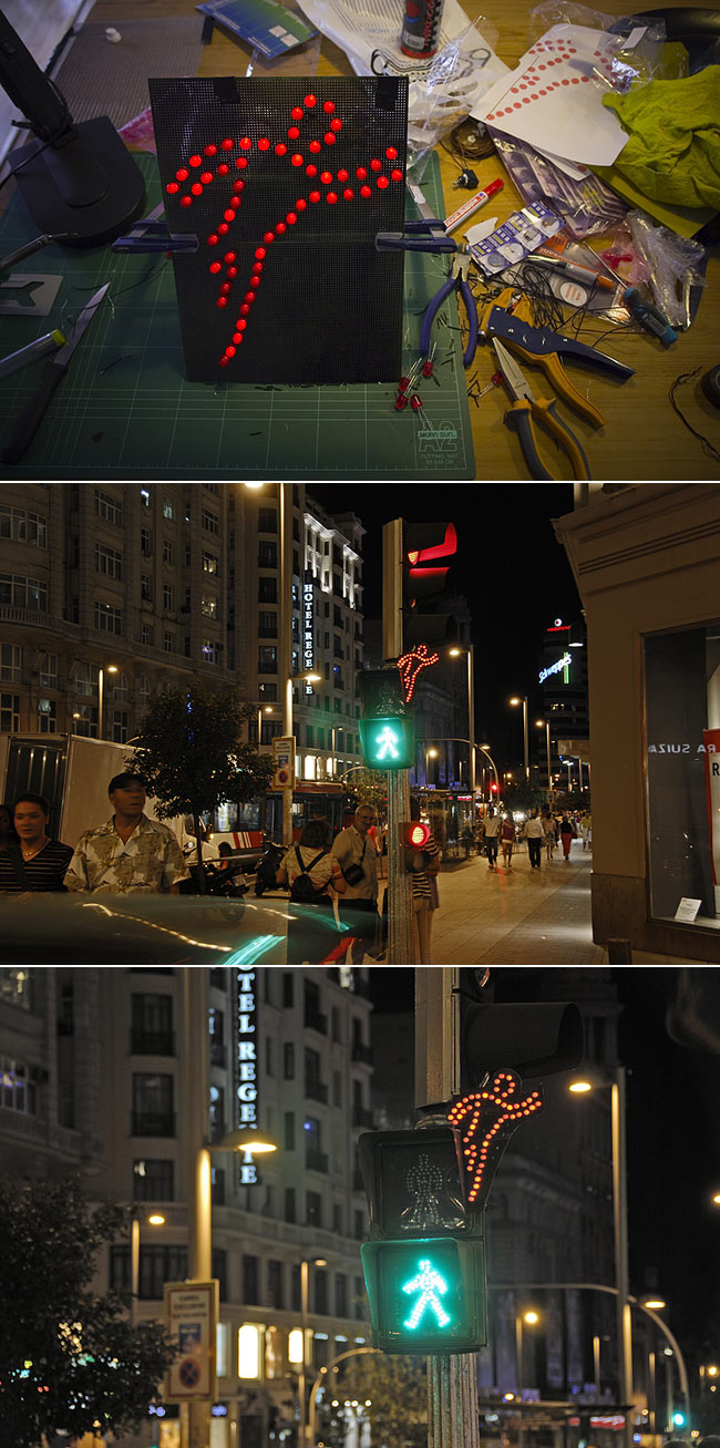 spy | leds | madrid | spain