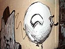 pancho | escif | bird | spain (22 votes)