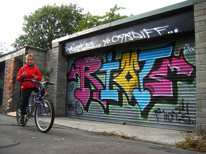 riots | shutters | cardiff | kids | bike | ukingdom