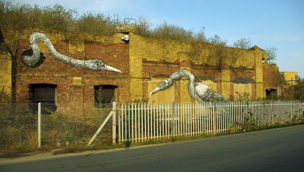 roa | london | bird | ukingdom