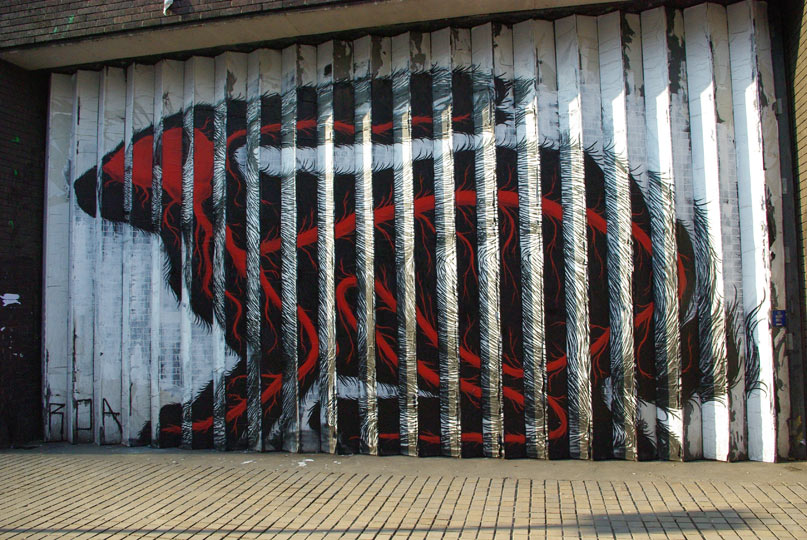 roa | rabbit | london | ukingdom
