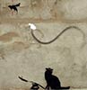banksy | london | cat | rat | ukingdom (32 votes)