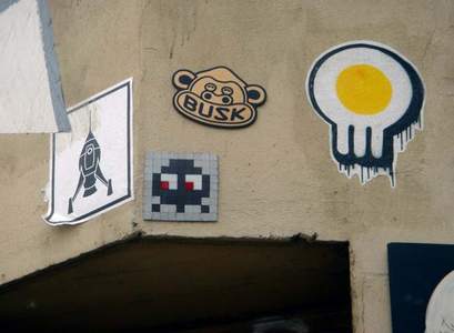  spaceinvader busk berlin