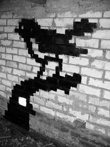  r8bit -r- russia bird pixel black