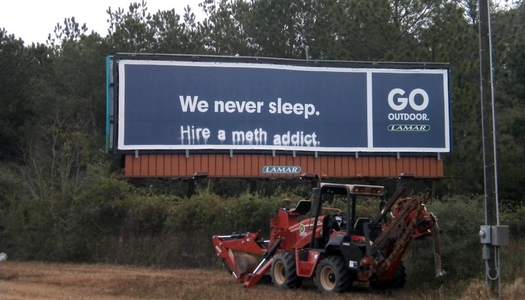  priest billboard alabama usa north-america