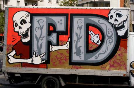  fdcrew truck skull paris
