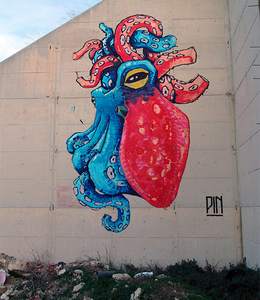  pin octopus bari italy