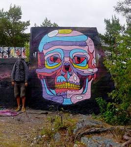 finland scandinavia skull pallo