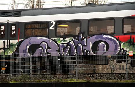amsterdam netherlands train purple bruto