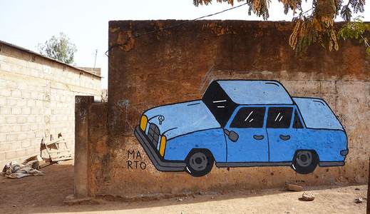 blue car marto africa