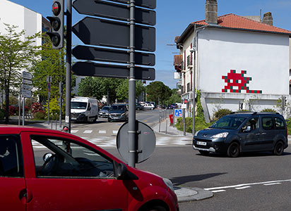 spaceinvader france bidart