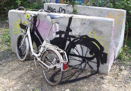  gaf bike shadow bordeaux