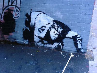  banksy police london ukingdom mv2007