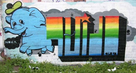  guido gmcrew gent rainbow elephant belgium