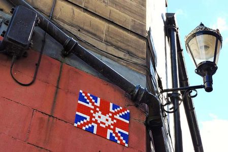  spaceinvader newcastle ukingdom