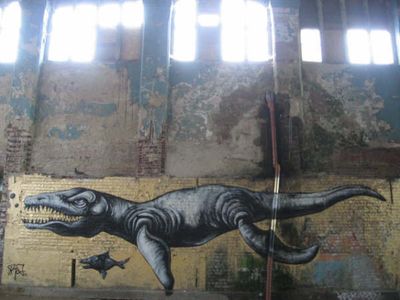  roa dinosaur belgium