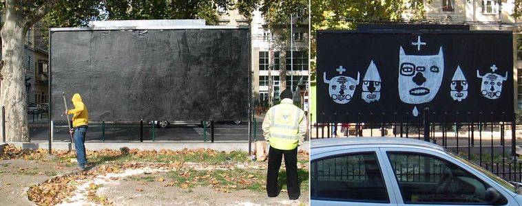  budha tomi-project billboard process budapest hungary