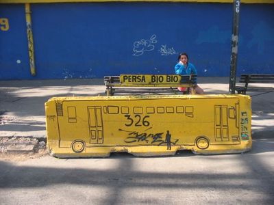  zaines yellow bus santiago chile