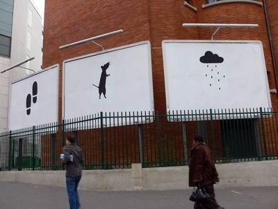  parapluie billboard paris