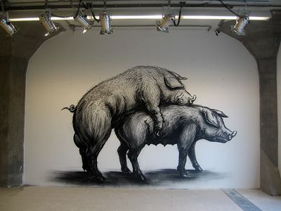  roa pig amsterdam netherlands